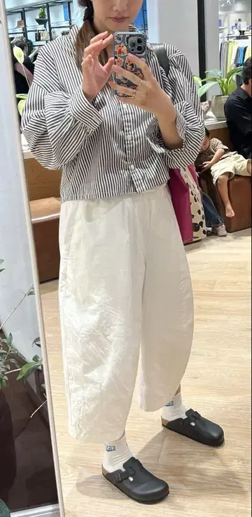 entwa (kazenosumika) 와이드 팬츠