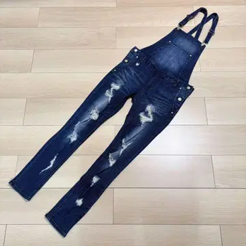 [Rady] 데미지 데님 살로펫