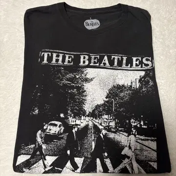 비틀즈 The Beatles 티셔츠 블랙 블랙 구제 의류 빈티지
