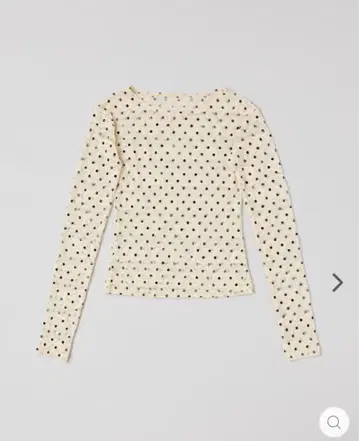 poppy DOT LACE SEE-THROUGH TOP