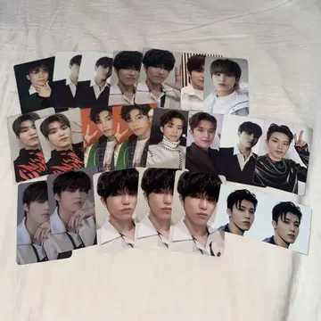 treasure 정우 트레이딩 카드 세트