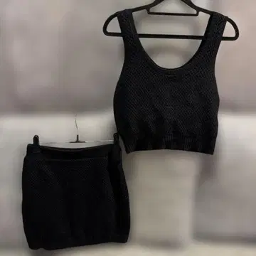 DURAS 블랙 스커트 셋업 F