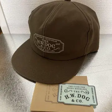 새상품 H.W. DOG & CO. 블랙 야구 모자