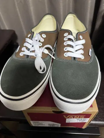 VANS 스웨이드/오센틱 레어 30cm 캔버스 스니커즈