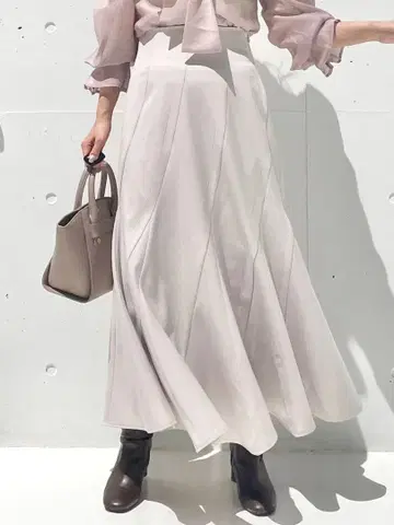 MERCURYDUO 에스카르고 스커트 화이트 S