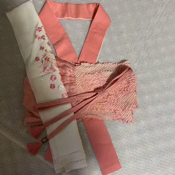 레이어드 칼라, 장식용 깃, 오비 장식 천, 허리띠 세트