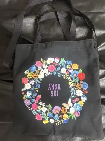 ANNA SUI 꽃무늬 자수 토트백