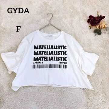 [제이다] GYDA 그래픽 프린트 티셔츠 숏 기장 미니 F