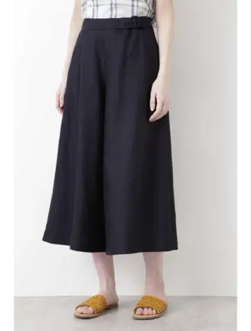 human woman 휴먼 우먼 린넨조 합성섬유 벨트 큐롯