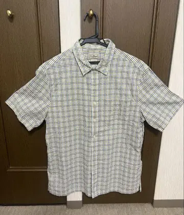 LL.Bean 반팔 체크 셔츠 L
