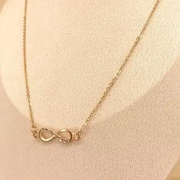 빈티지 골드 체인 지르코니아 목걸이