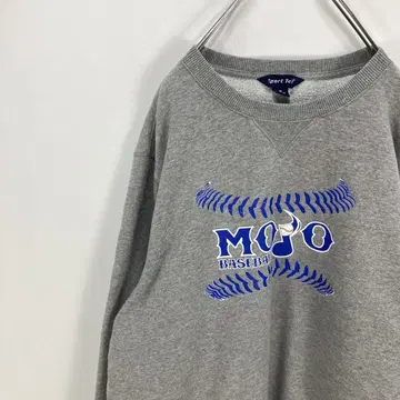 구제 의류 빅 로고 야구 맨투맨 트레이닝복