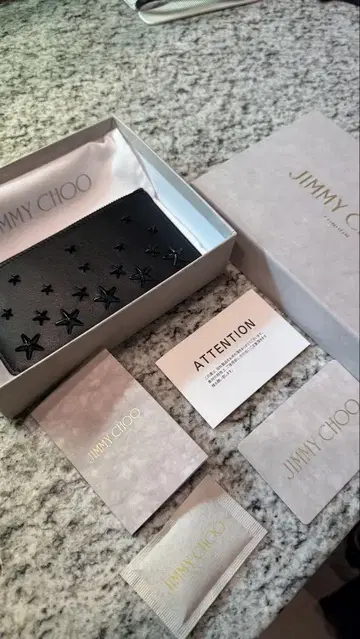 JIMMY CHOO 블랙 카드 케이스