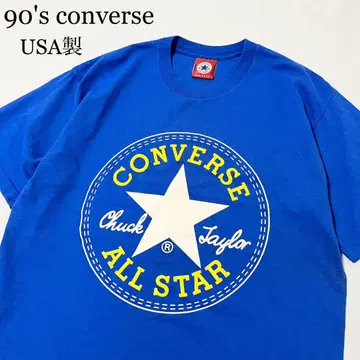90's CONVERSE 컨버스 USA 제작 빅 로고 티셔츠 L