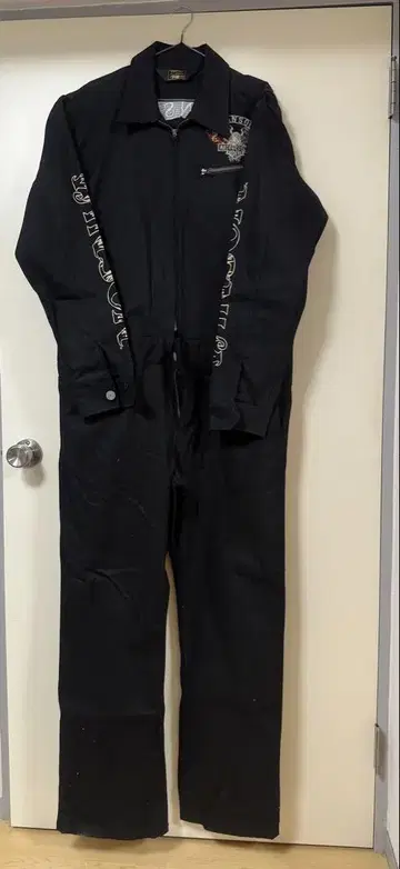 VANSON 반손 아메리칸 이글 자수 멜빵바지