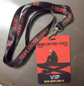 jhope HOPE ON THE STAGE FINAL vip 스트랩