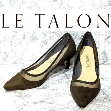 Le Talon 르탈론 메쉬 레이스 펌프스 블랙 23cm 스틸레토