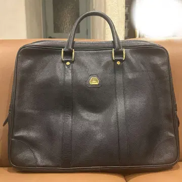 MORABITO 블랙 가죽 비즈니스 백