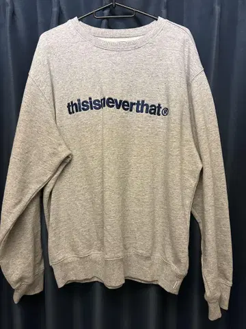 thisisneverthat 그레이 맨투맨