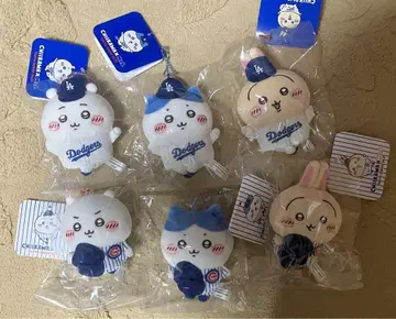 치이카와 x MLB 콜라보 다저스 컵스 마스코트 전6종 세트