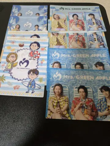 Mrs. GREEN APPLE 오리지널 비주얼 시트 4종 x 2세트