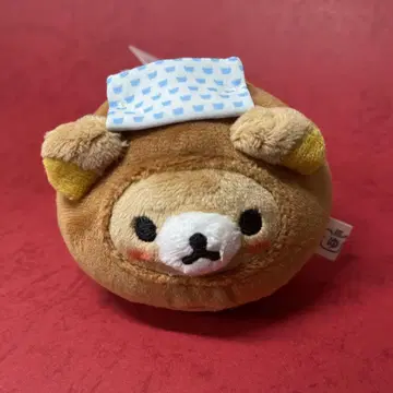리락쿠마노유 한정판 매달린 봉제인형 리락쿠마 만쥬
