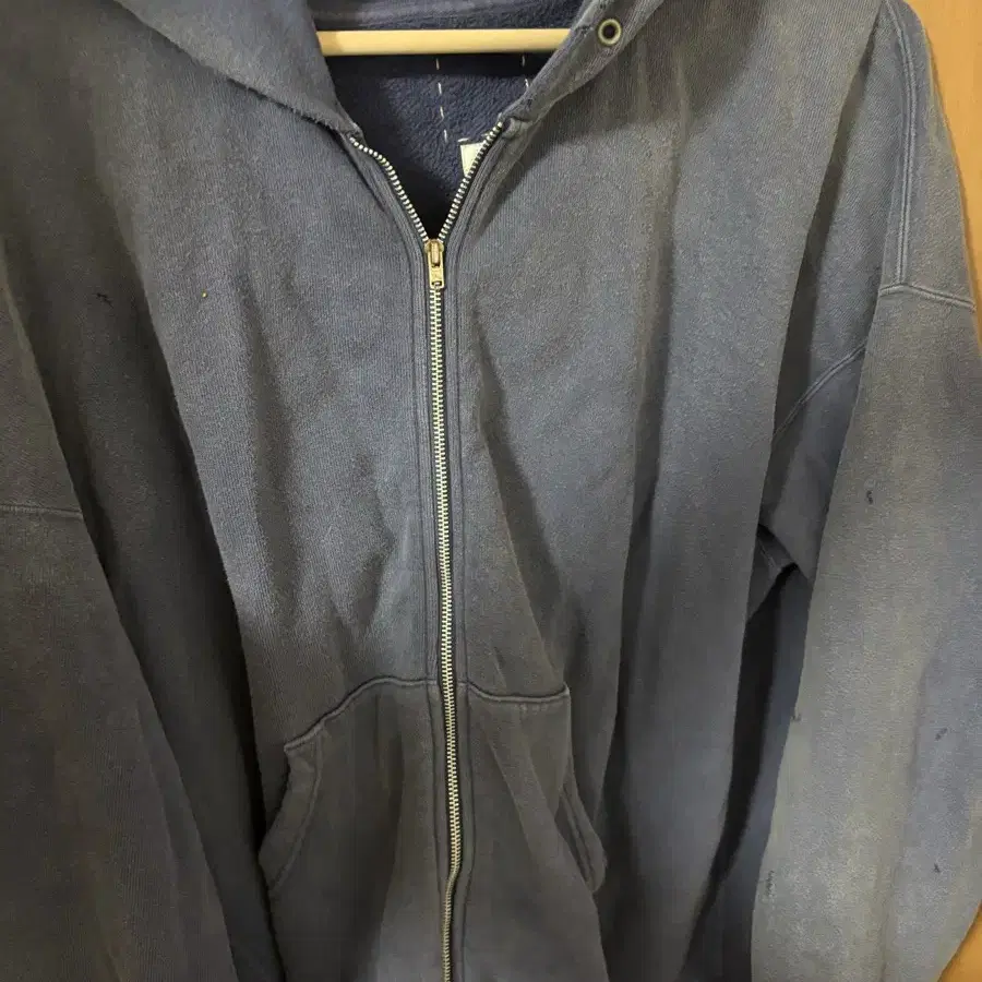 ★XTONZ★ XTT057 Loose fit shirring nylon cotton hoodie GRAY MUSINSA | XTONZ XTT057 Loose Fit Shirring Nylon Cotton
