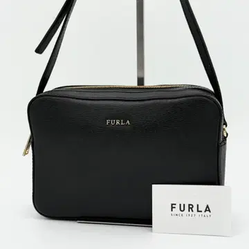 [컨디션 최상] FURLA LILLI 카메라백 숄더백 블랙