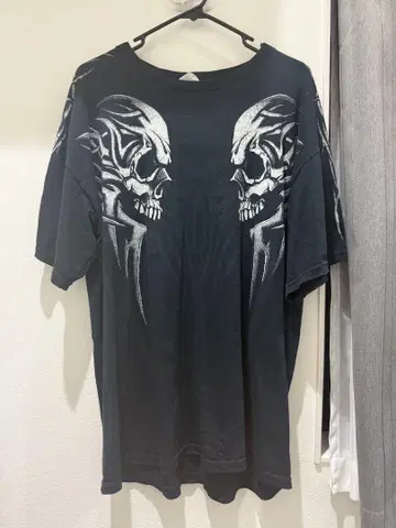 스컬 티셔츠 affliction xzavier 스컬 그런지 y2k
