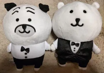 농담곰, 퍼그 씨 카페 웨이터 봉제 인형 S 2종 세트