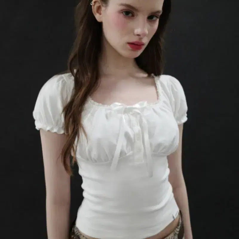 【DRYROSE】25ss DOROTHY SHIRRING TOP Dry Rose Dorothy Shirring Top White dryrose dorothy #Dryrose