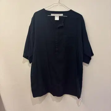 EEL Huckle Henry 네이비 M 반팔 셔츠