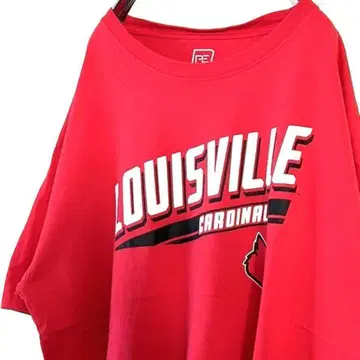 루이스빌 CARDINALS 티셔츠 XL 레드 빨간색 구제 의류