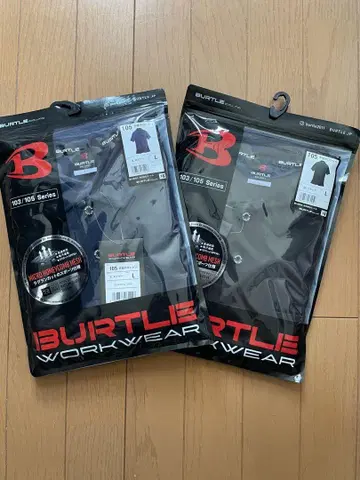 2매 세트 바틀 BURTLE 피케 셔츠 반팔 105 미사용 새상품 L
