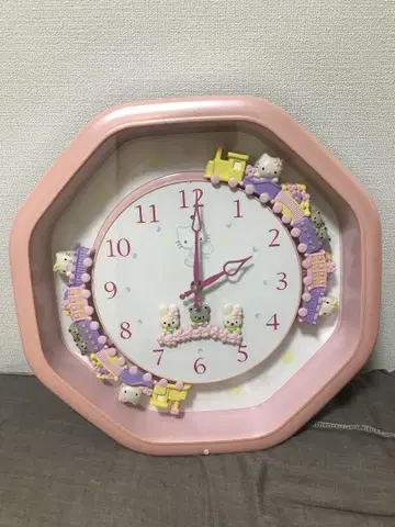 헬로키티 태엽 시계