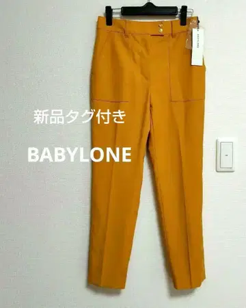 택 포함 미사용 새상품 BABYLONE 테이퍼드 팬츠 M