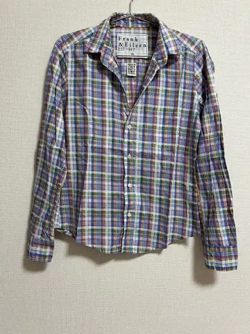 Frank & Eileen Barry 체크 셔츠 XS