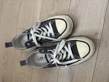 ALL STAR 다크 브라운 스니커즈 통굽