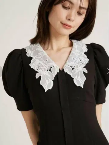 하자 있음 스나이델 자수 카라 머메이드 원피스