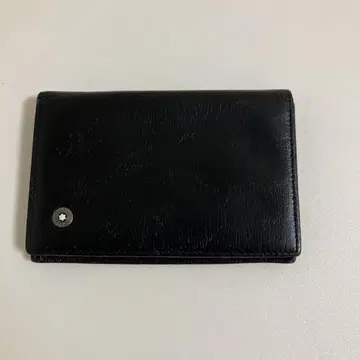 몽블랑 MONTBLANC 명함지갑 카드 케이스 블랙 가죽