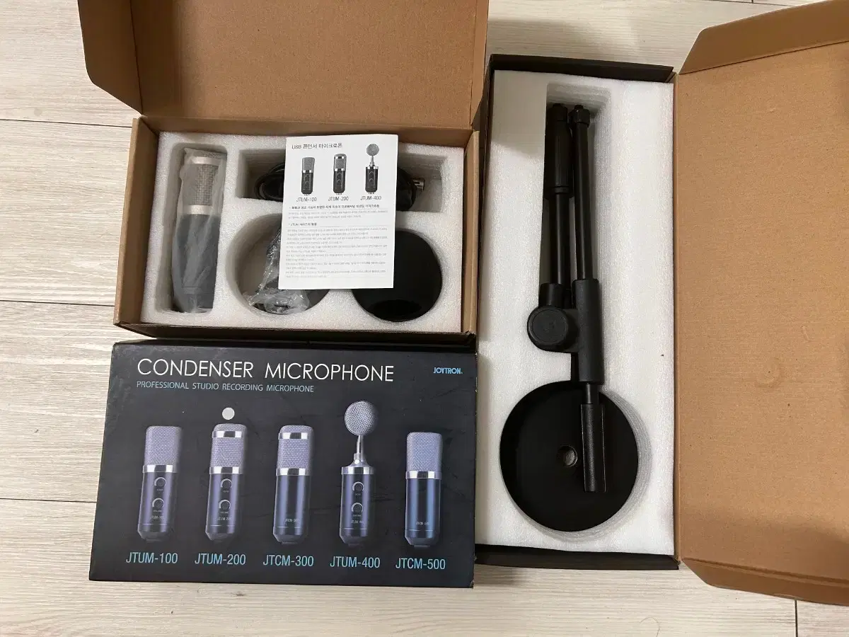 JTUM-200 콘덴서 마이크 + 조이트론 DS20 마이크 스탠드