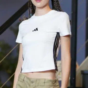 adidas 미니 티셔츠 화이트