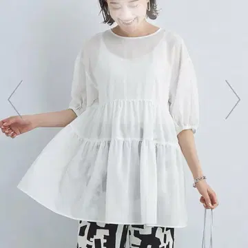 미사용 택 포함 유나이티드 애로우즈 블라우스