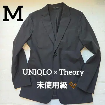 유니클로 띠어리 콜라보 감동 자켓 M 블랙 테일러드 자켓