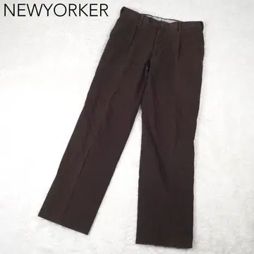 Y3719*NEWYORKER 뉴요커 팬츠 슬랙스 브라운