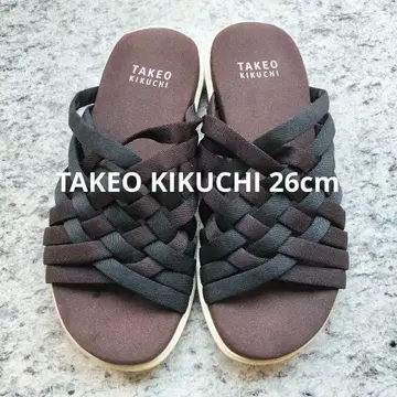 새상품급 다케오 키쿠치 샌들 60 26.0 TAKEO KIKUCHI
