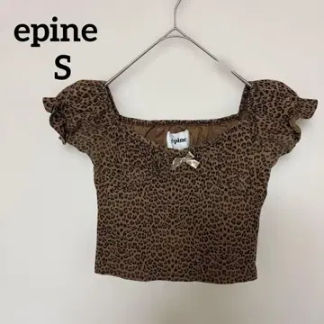 epine 레오파드 탑 S 레오파드 무늬
