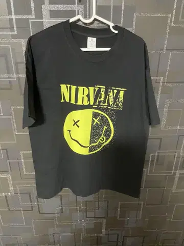 NIRVANA 스마일리 페이스 T셔츠 XL