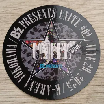 B'z UNITE 2 6/29 회장 한정판 구매 혜택 스티커 원오크
