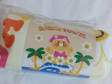 새상품 카카오프렌즈 WiggleWiggle 비치 타월 위글위글